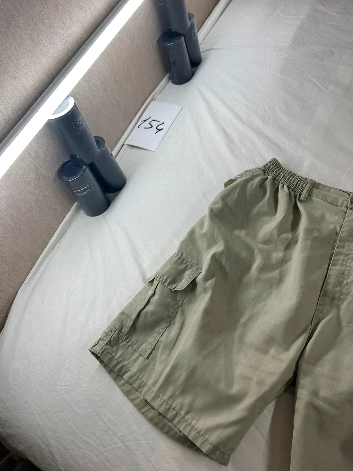 Beige crème vintage cargo short – photo 4